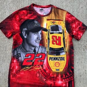 TEAM PENSKE JOEY LOGANO # 22  MEN’S T SHIRT SIZE LARGE